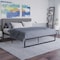 Flash Furniture 14 Inch King Metal Platform Bed Frame/Steel Slats MP-XU-BD10001-K-BK-GG - alternate 5